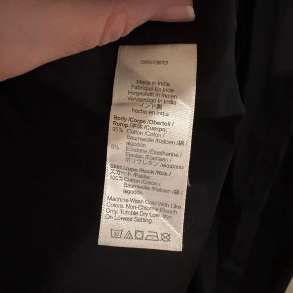 Madewell Mixed Poplin Scoopneck Maxi Dress Size Medium - Picture 9 of 10